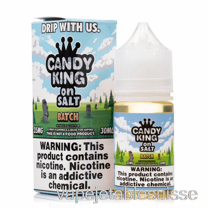 Lot Vape Suisse - Candy King Sur Sel - 30ml 50mg